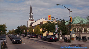 Downtown Oakville Business Shops and Restaurants