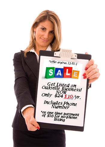 Get listed on Oakville Business